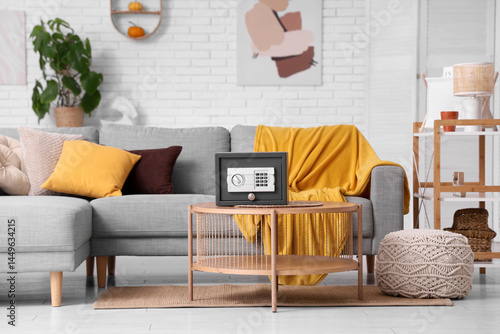 Interior of living room wit...