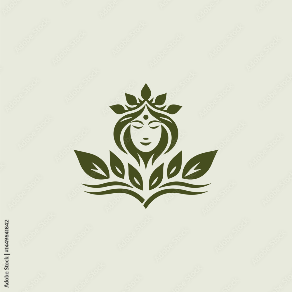 Fototapeta premium Nature goddess logo