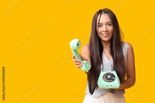 Beautiful young Asian woman...