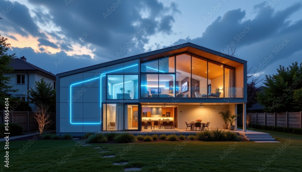 smart building showing inverter flow chart from solar input to interior lighting smart building showing inverter flow chart from solar input to interior lighting
