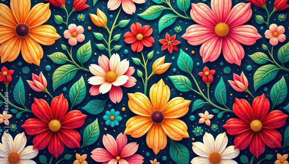 Intricate floral design, repeating seamlessly , fabric, flowers Intricate floral design, repeating seamlessly , fabric, flowers