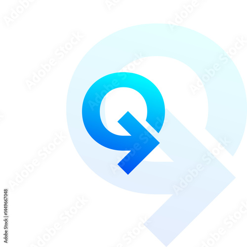 A Blue Arrow Icon Rotates Positioned On A White Background In A Modern Clean And Simple Style