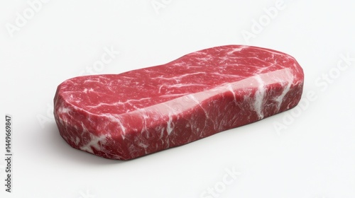 Fresh, raw steak, ready to cook