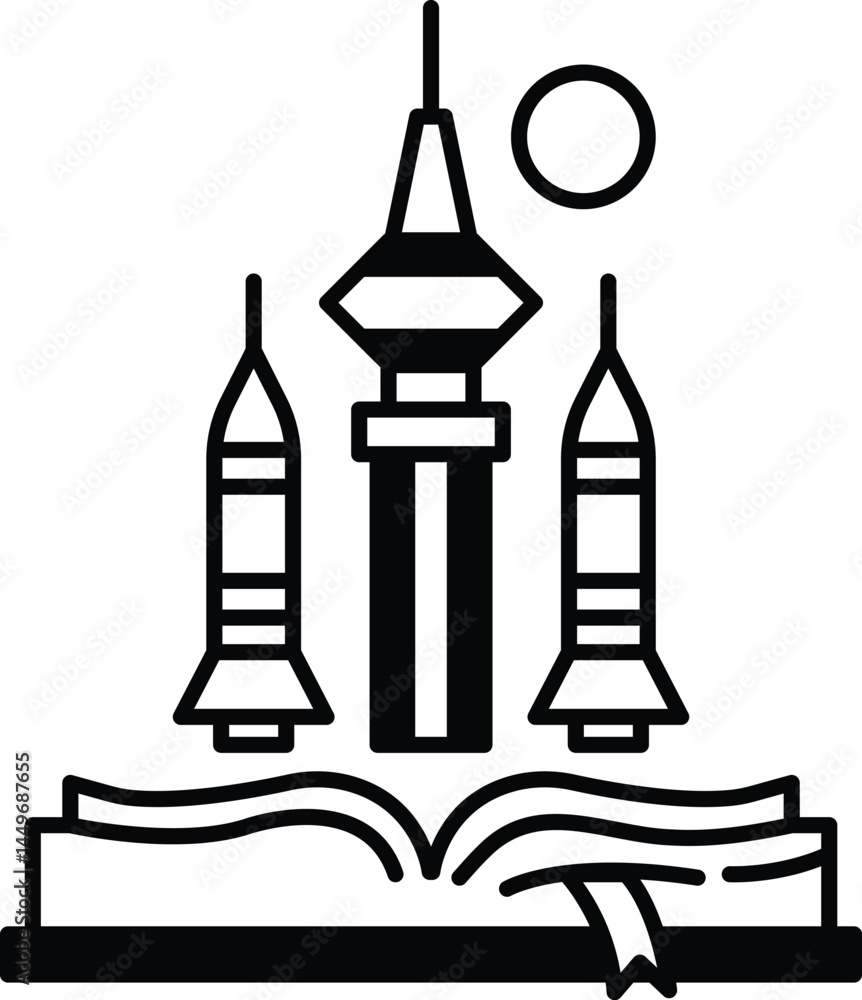 book with a rocket on the cover book with a rocket on the cover