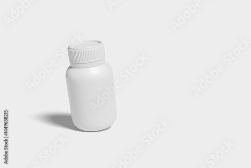 Supplement Bottle Mockup