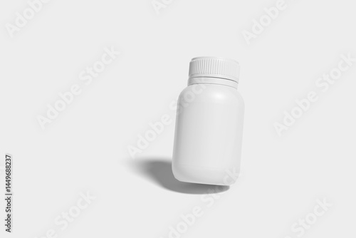 Supplement Bottle Mockup