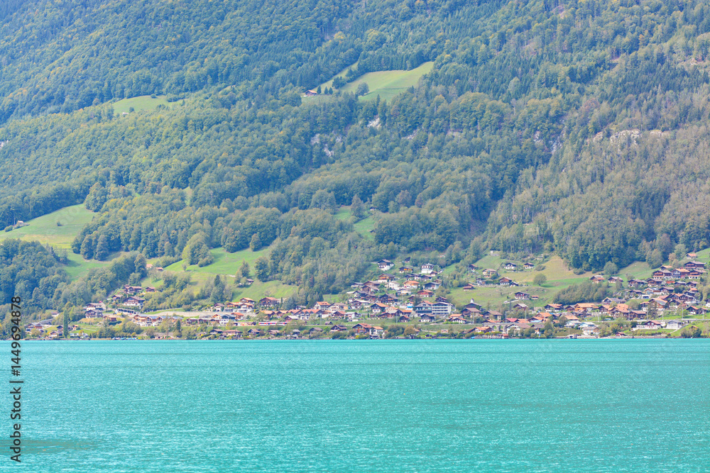 Fototapeta premium View of the Lake Brienz , Switzerland.