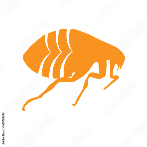 orange flea icon