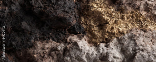 Wallpaper Mural Textured surface with earthy tones and varied textures creates natural abstract feel Torontodigital.ca