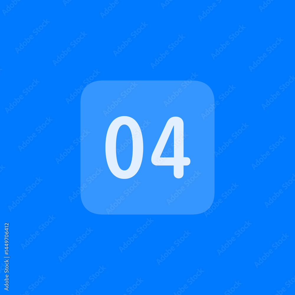 Filled Zero-Four Square Filled Zero-Four Square