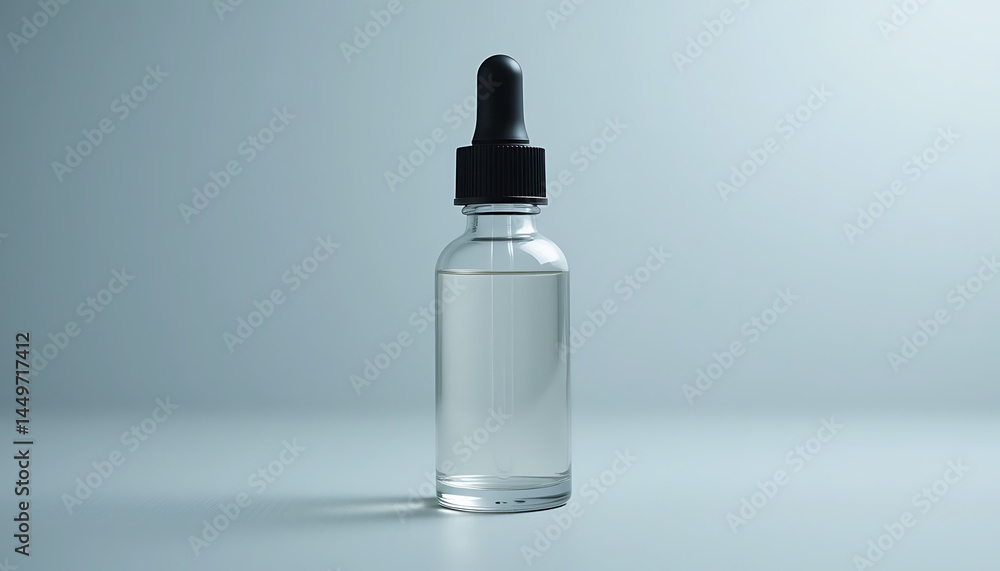Clear Glass Bottle with Dropper Clear Glass Bottle with Dropper