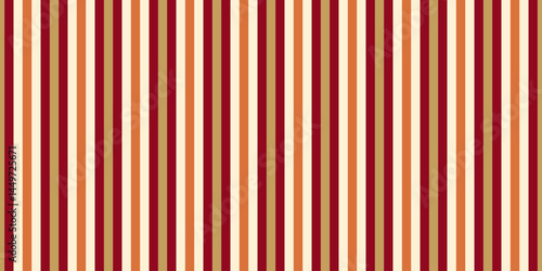 Elegant vertical stripes in warm autumnal hues burnt orange, deep red, and creamy beige.  Perfect for fallthemed designs, backgrounds, or textile patterns.