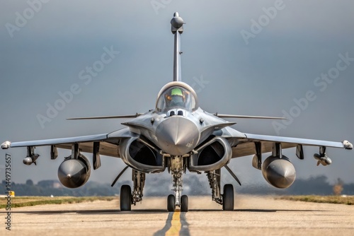 Dassault Rafale Jet Ready for Takeoff With Detailed View Generative AI