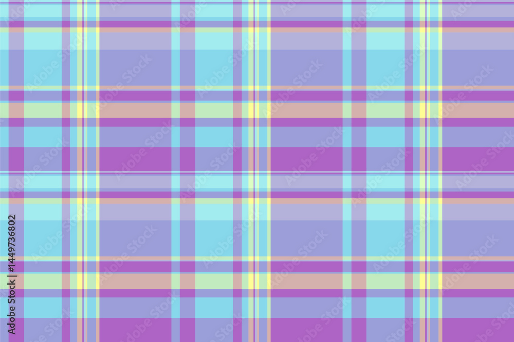 Backdrop plaid seamless texture, dreamy vector background fabric. Fluffy textile pattern check tartan in light and cyan colors. Backdrop plaid seamless texture, dreamy vector background fabric. Fluffy textile pattern check tartan in light and cyan colors.
