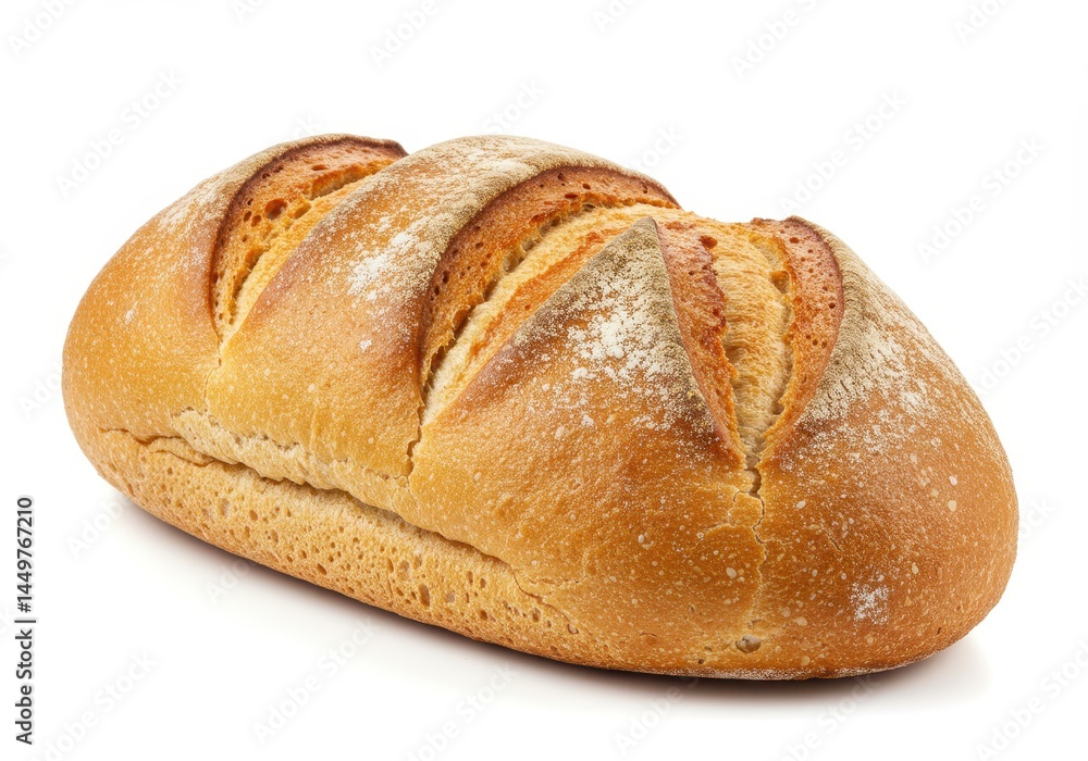 Golden Crusty Loaf of Artisan Bread Bakery Fresh Food Oven Meal Wheat Carbs Grain Brown White Snack Golden Crusty Loaf of Artisan Bread Bakery Fresh Food Oven Meal Wheat Carbs Grain Brown White Snack
