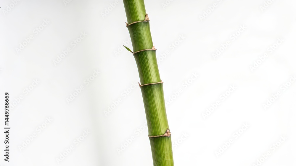 Obraz premium Green Bamboo Stem Close-up