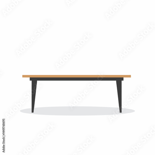 Minimalist composition with a warm color bar at the bottom of white background