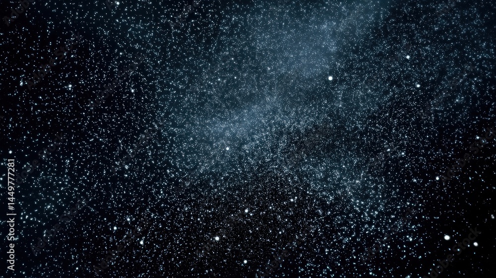 Obraz premium Vast expanse of the night sky, filled with countless twinkling stars. A breathtaking view of the cosmos.