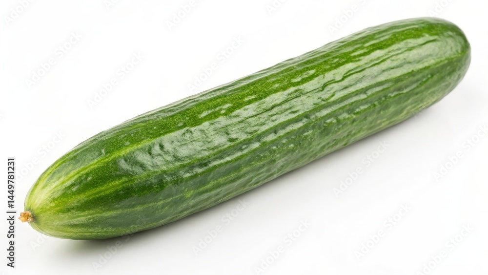 Fresh Cucumber on White Background Fresh Cucumber on White Background