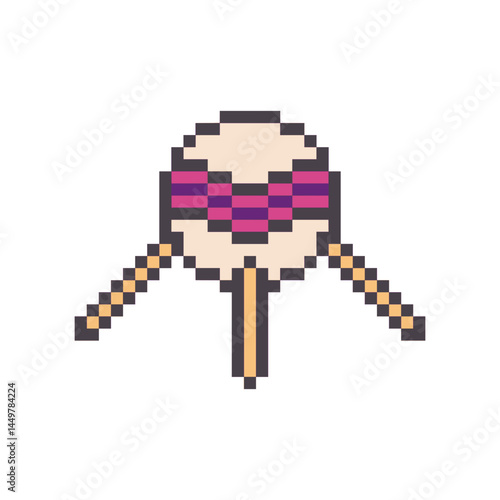 lunar lander retro pixel art