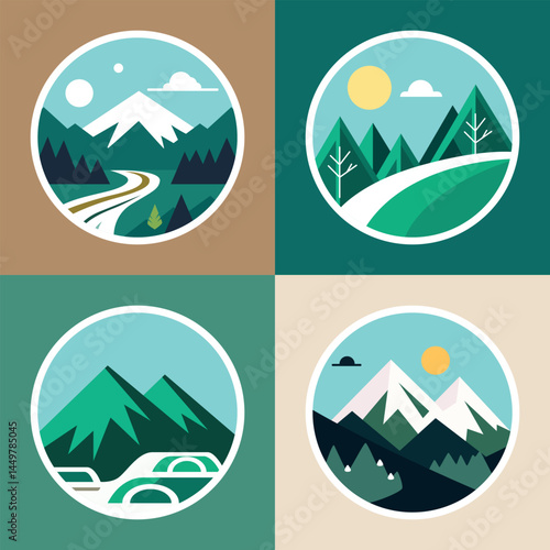 Nature Icon Element 02 Vector