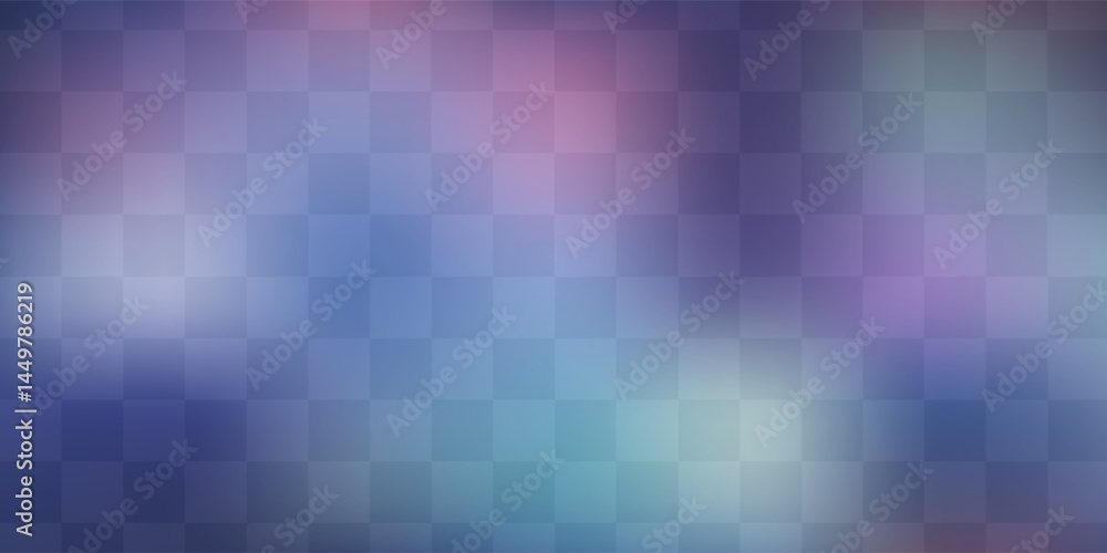 Bright bokeh lights. Abstract blur light effect. Blurred overlay template. Transparent background