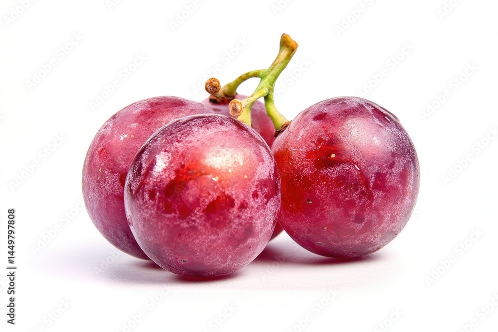 Obraz premium plums isolated on white background