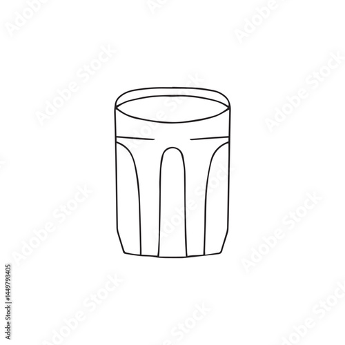 hand drawing coffee doodles element stock. Coffee stickers and barista characters.Coffee makers, kettles, brewing, arabica coffee, glass,espresso,cappuccino, beans.Graphic doodle minimalist retro icon