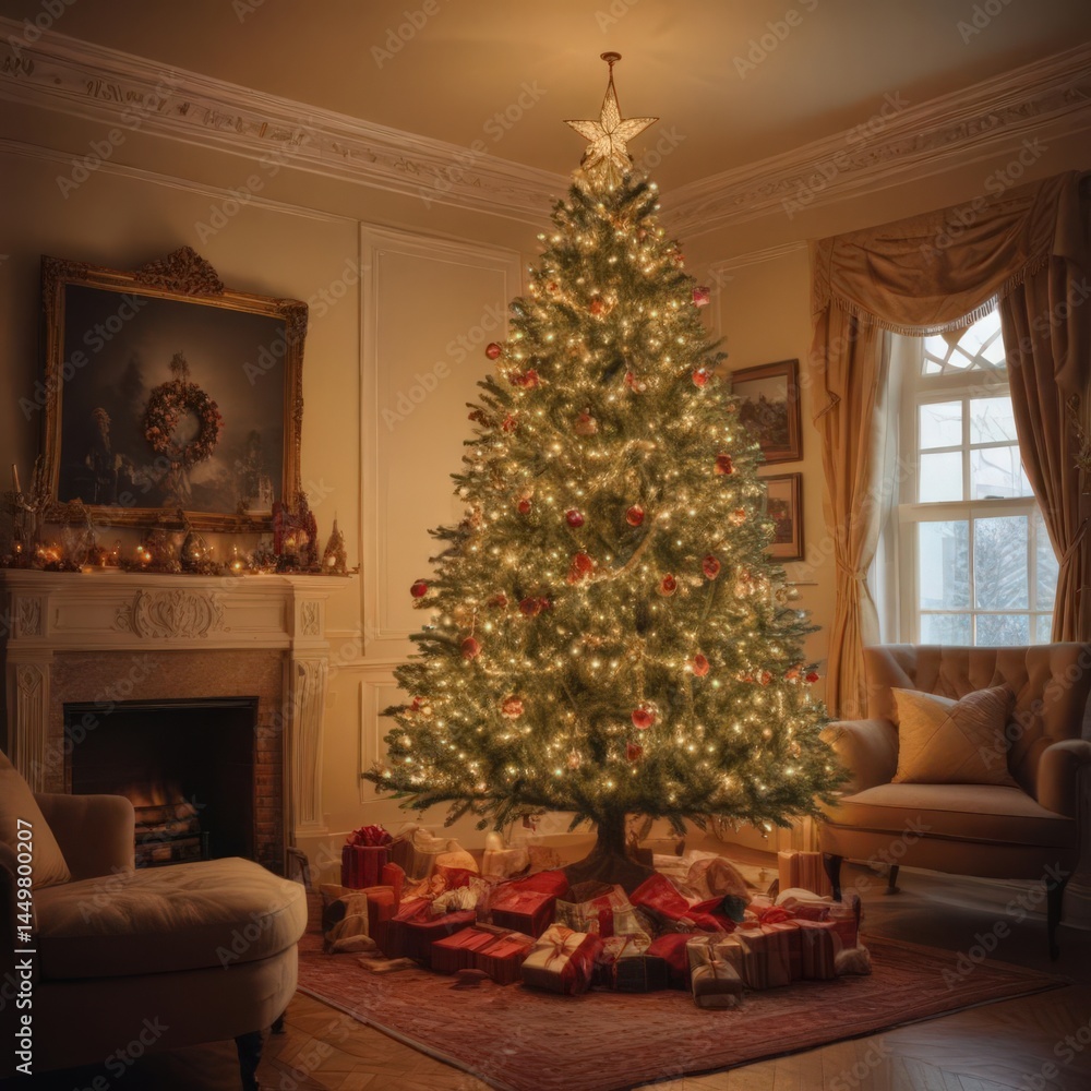 christmas tree with gifts, christmas tree with presents, christmas tree with gifts and decorations christmas tree with gifts, christmas tree with presents, christmas tree with gifts and decorations