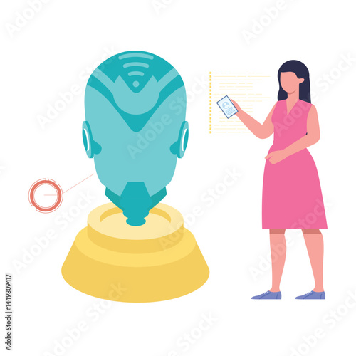 Holographic image Vector illustration which can easily modify or edit