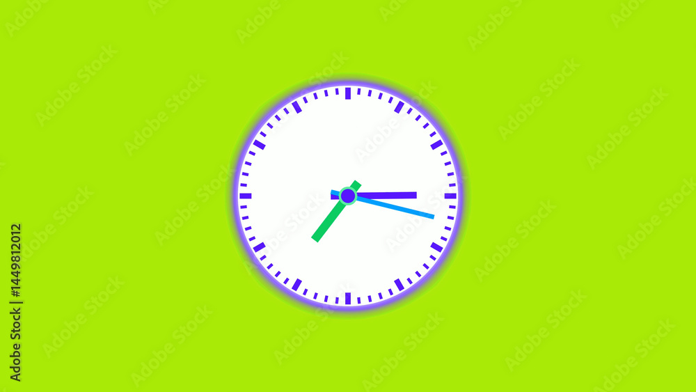 Analog clock face with alarm timer illustration background. Analog clock face with alarm timer illustration background.