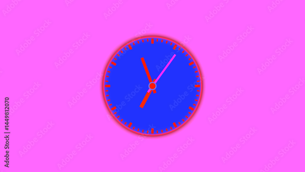 Analog clock face with alarm timer illustration background. Analog clock face with alarm timer illustration background.