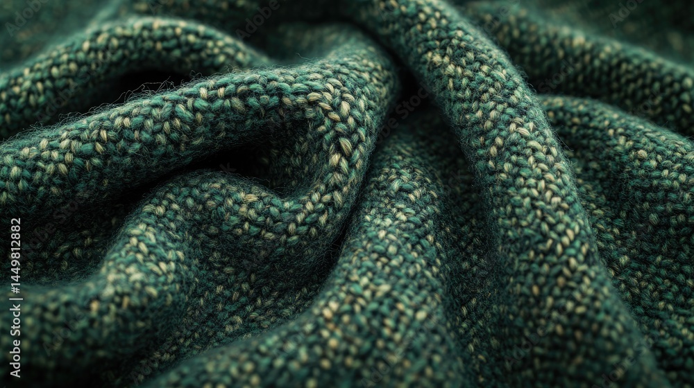 Close-up view of a deep teal textured fabric. Close-up view of a deep teal textured fabric.