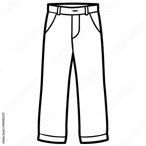Minimal Chinos Vector on White