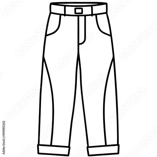 Minimal Chinos Vector on White