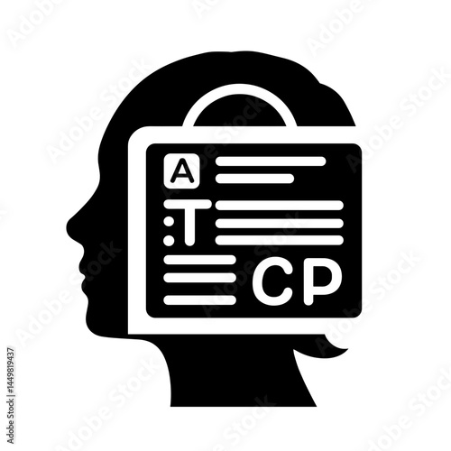 Silhouette of AI ethics concept with terms and conditions page, clarity