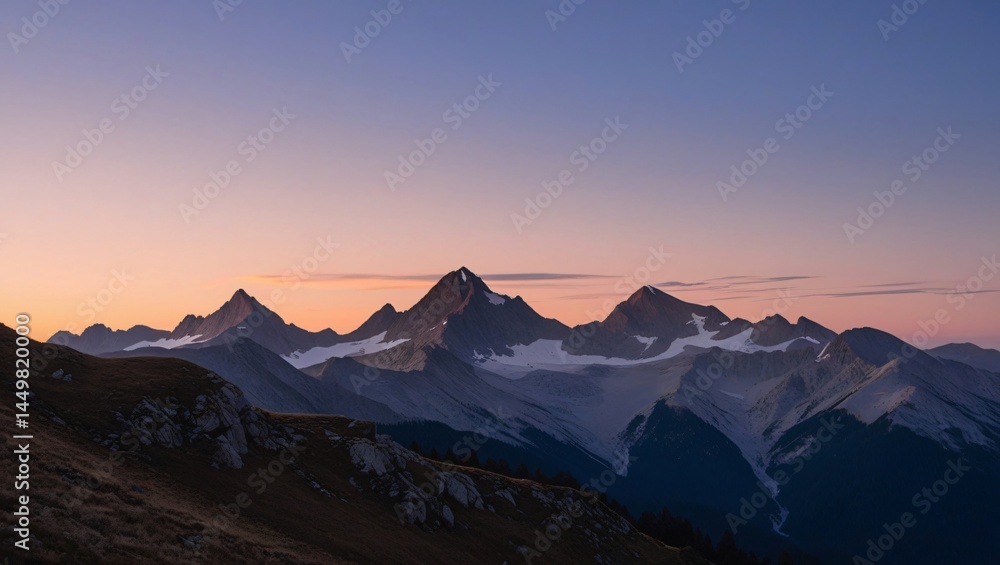 Sunrise in the mountains Sunrise in the mountains