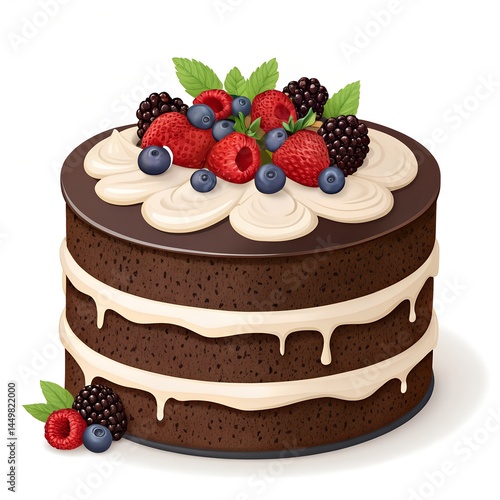 Dessert - Vector Illustration