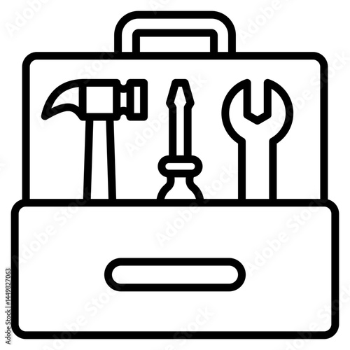 Toolbox line icon