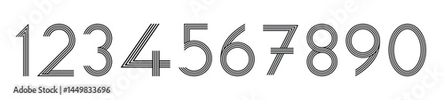 Set of Creative Numbers 1 to 10
