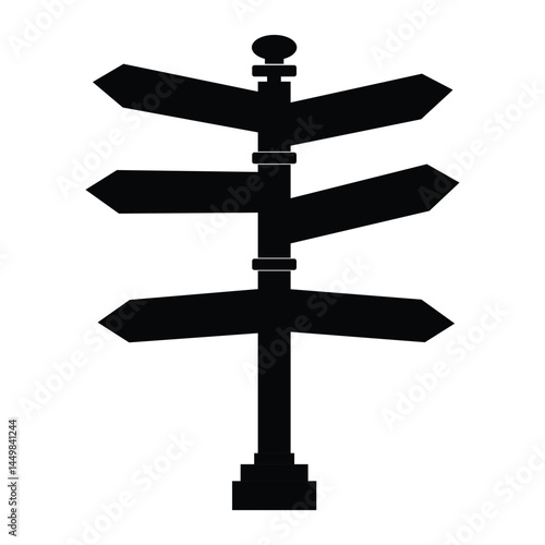 Navigation Signpost Vector Design for Guidance and Travel