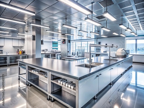 Modern Stainless Steel Commercial Kitchen Design and Construction