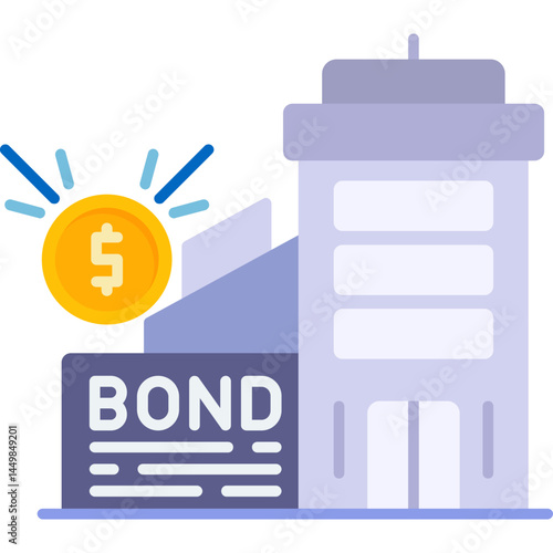 Corporate Bond Issuance Icon