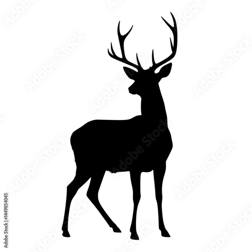 deer silhouette vector