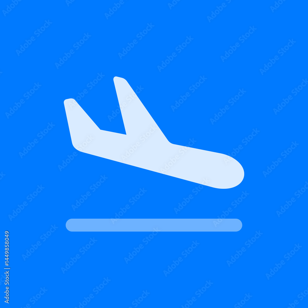 Airplane Arrival Icon Airplane Arrival Icon