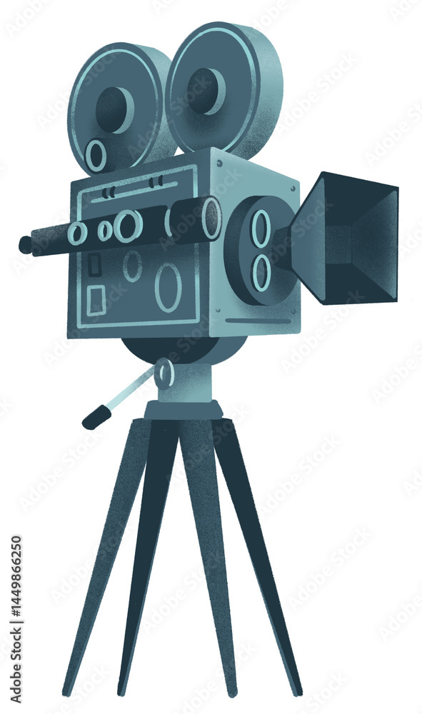 Obraz premium Movie Projection Camera