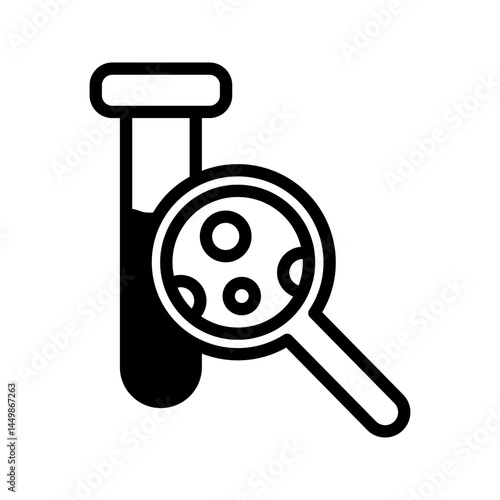 Blood test - Complete blood count CBC icon - information about white and red cells and concentration of hemoglobin and hematocrit. Isolated vector illustration