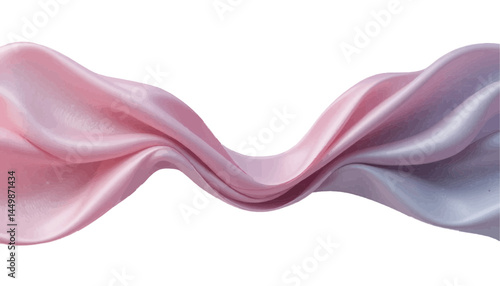 Flowing Silk: Pastel Gradient Abstract Texture