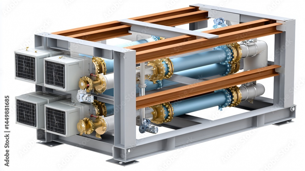 Stack of mechanical engineering plans for HVAC ductwork layout with isometric fan coil unit diagrams and duct sizes Stack of mechanical engineering plans for HVAC ductwork layout with isometric fan coil unit diagrams and duct sizes