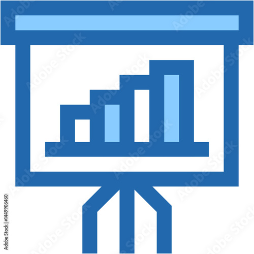Vector Icon Online, presentation, learning, course, board